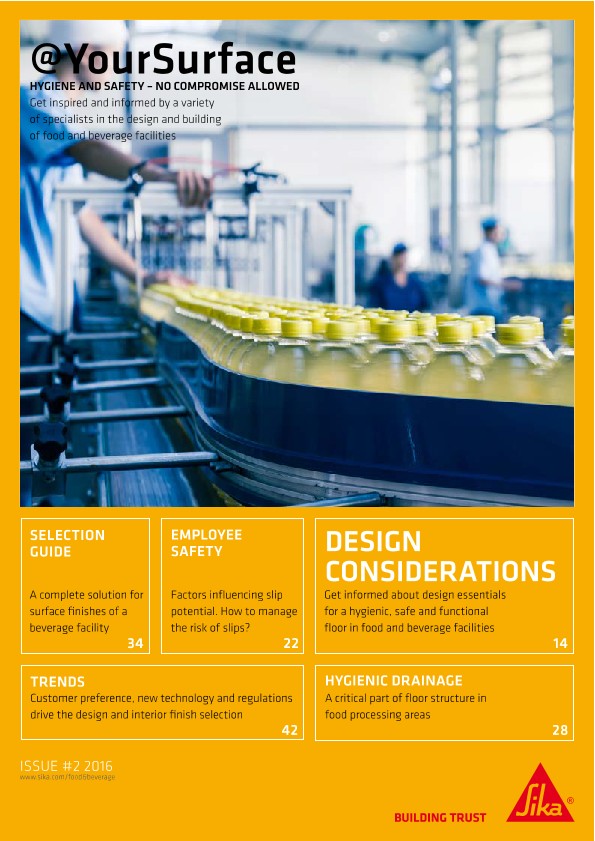 Sika Surface Food and Beverage Magazine