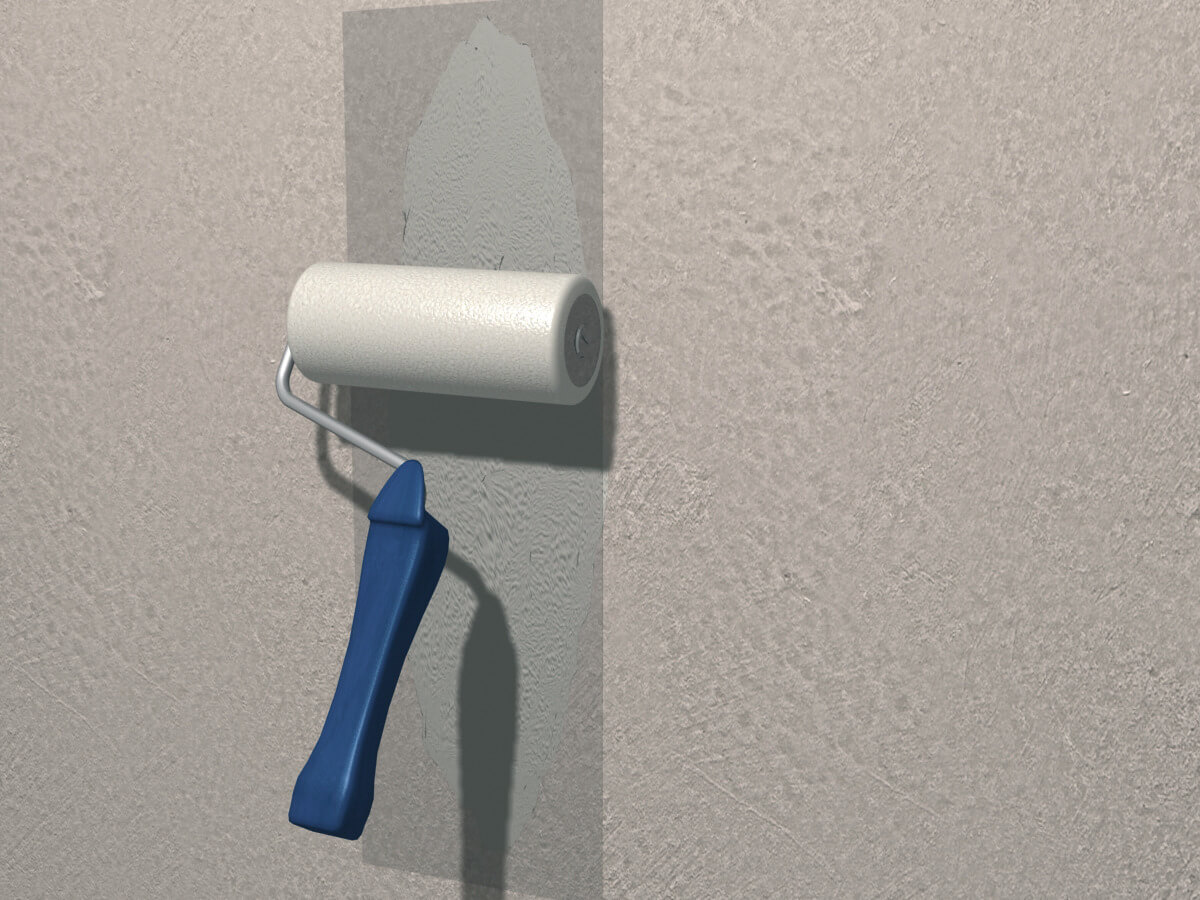 Concrete protection coating application