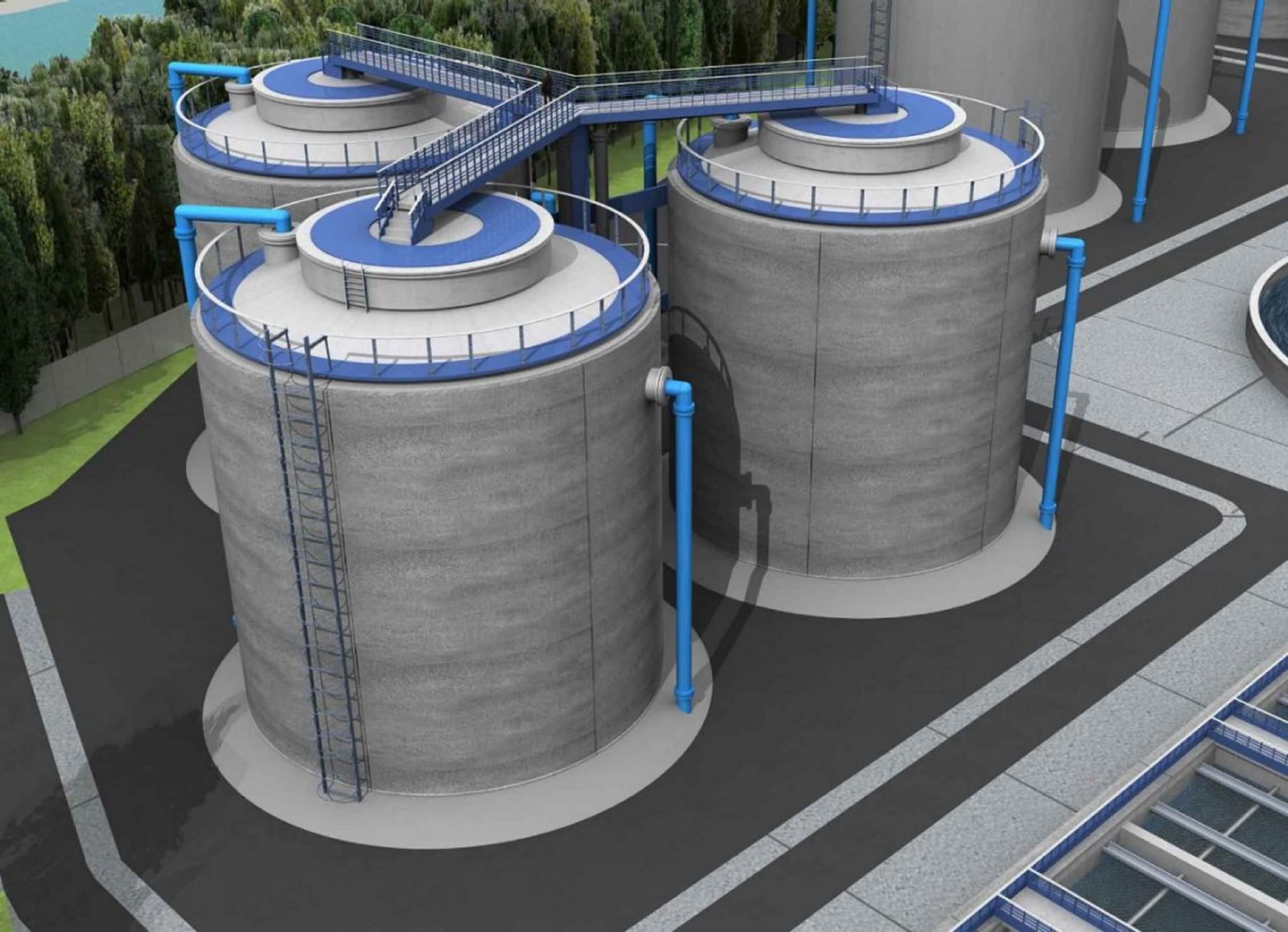 Digestion tanks Digestion tanks