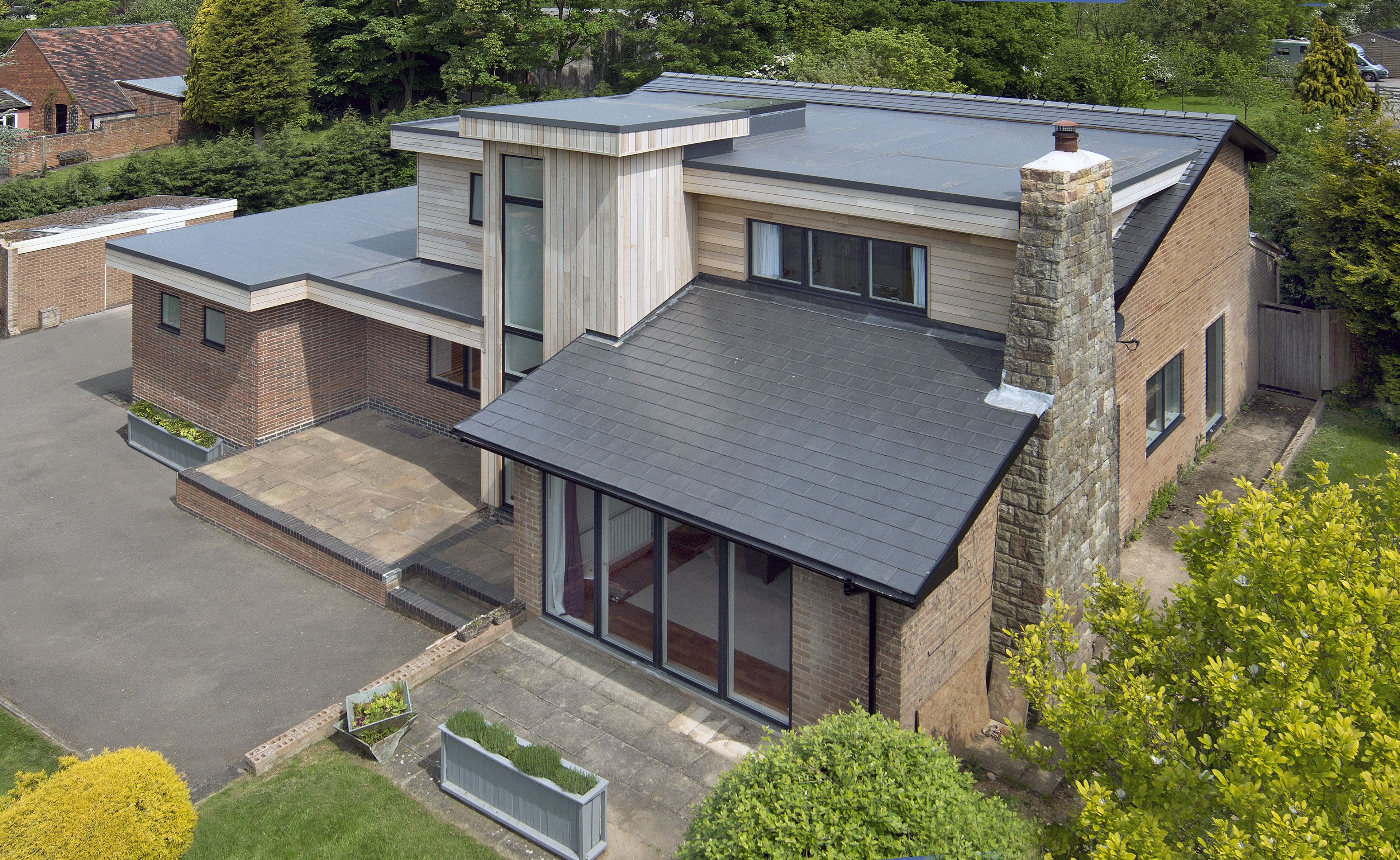 Home owner roofing project